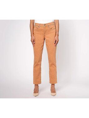 NYDJ Margot Girlfriend Pants Size 12 Petite Lift Tuck Technology Straight NEW